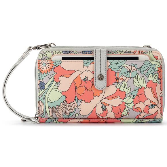 Womens Sakroots Smartphone Wristlet - Light Grey - Picture 1 of 9